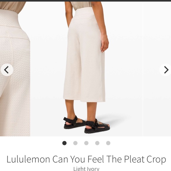 Lululemon Can You Feel The Pleat Crop
Light Ivory 🚨 weekend sale - Picture 5 of 5